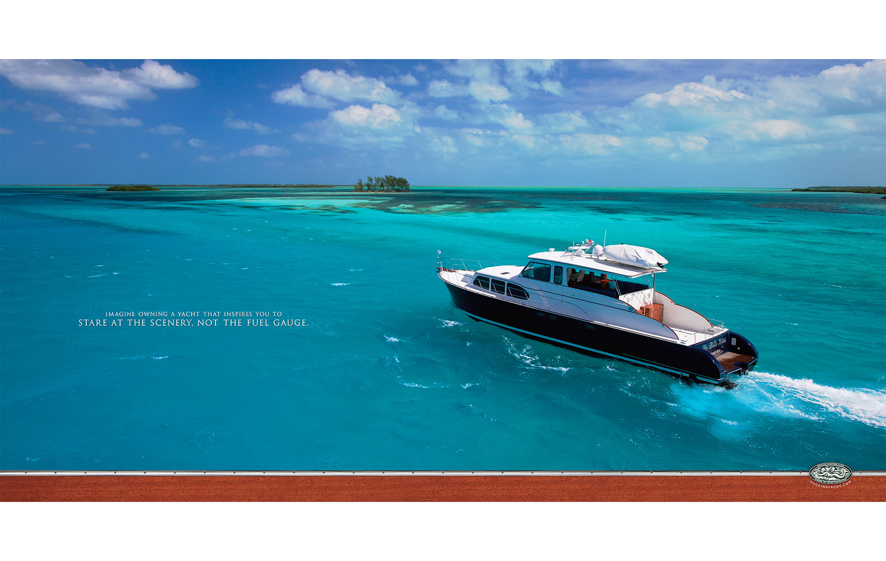 Huckins Yacht Ad photography FUELGAUGE-smaller_Robert-Holland